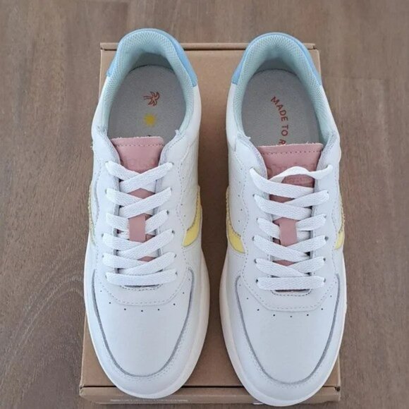 Soludos The Roma - Color: White/Pastels - Size: 9 - Picture 2 of 9